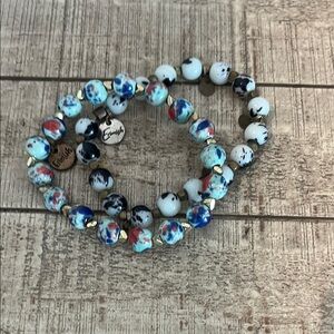 Colorful Beaded Bracelet Set
